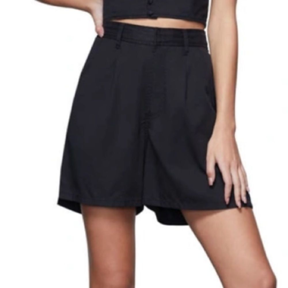 Good American Black Bermuda Shorts NEW 1